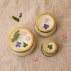 Rosy Rings, Vining Jasmine Pressed Floral Candle