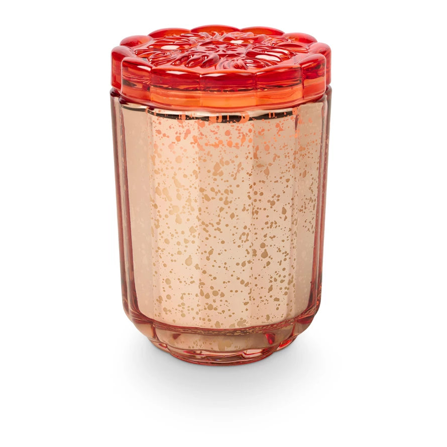 Illume, Flourish Glass Candle in Blood Orange Dahlia - Boutique Dandelion