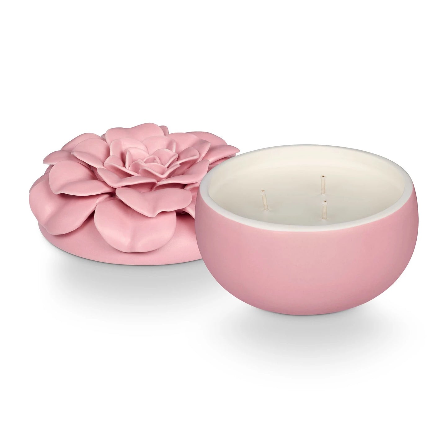 Illume, Ceramic Flower Candle