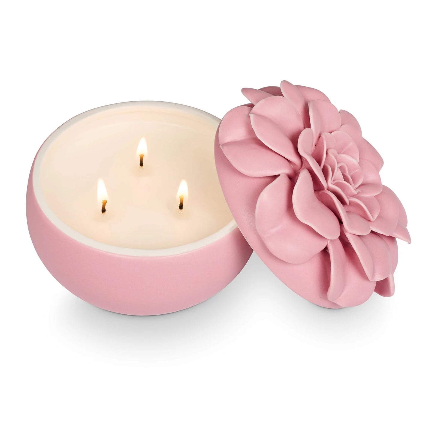 Illume, Ceramic Flower Candle