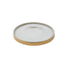 Rosy Rings,  5.5" Round Glass Candle Coaster