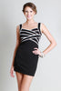 Contrast Outline Dress