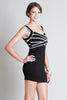 Contrast Outline Dress