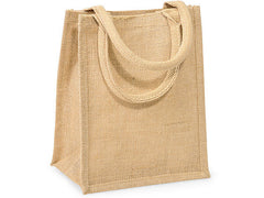 Reusable Natural Brown Burlap Tote Bag