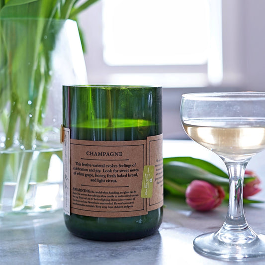 Rewined, Champagne Signature Candle - Boutique Dandelion