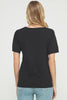 Allie Rose, Short Sleeve Fine Gauge Pullover