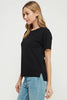 Allie Rose, Short Sleeve Fine Gauge Pullover