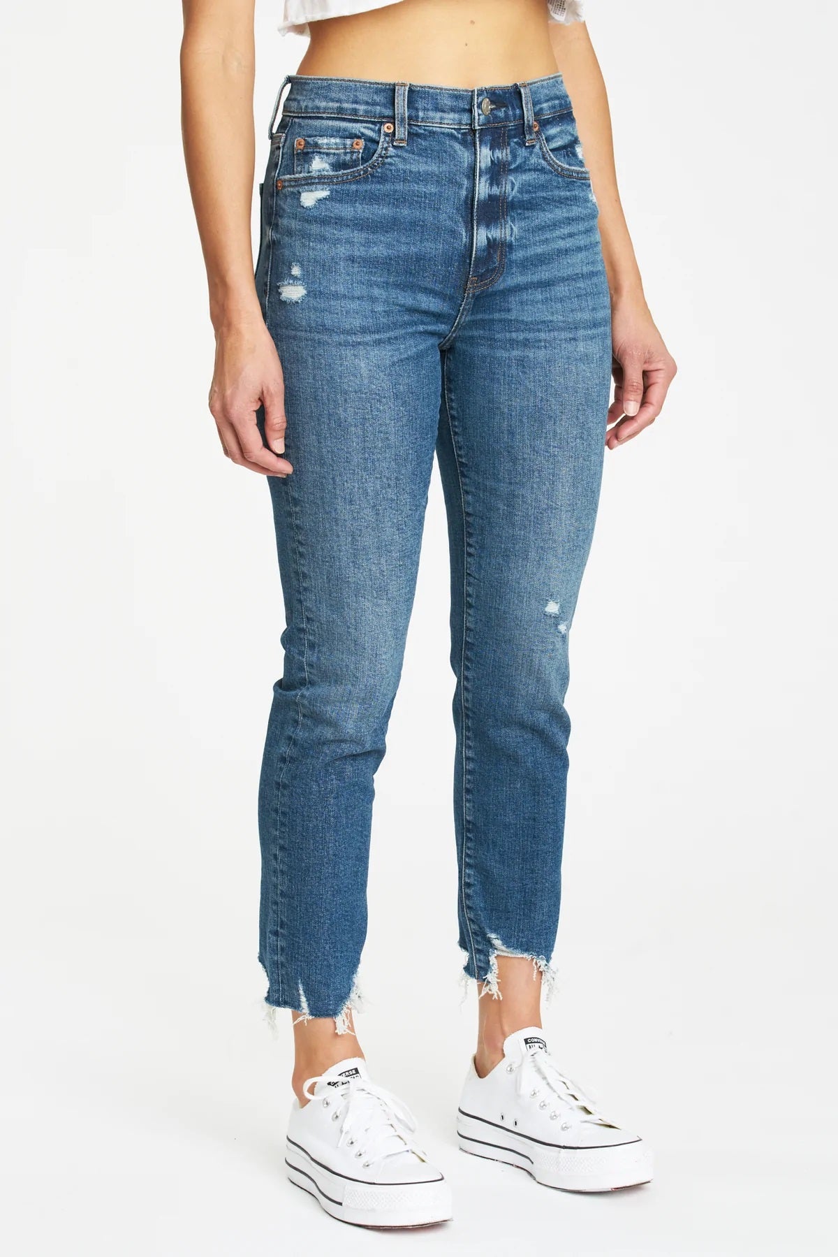 Daze, Daily Driver High Rise Skinny Straight in A Plus - Boutique Dandelion