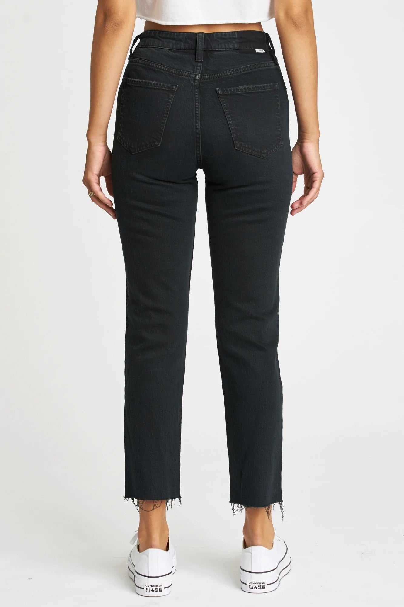 Daze, Daily Driver High Rise Skinny Straight in Inked - Boutique Dandelion