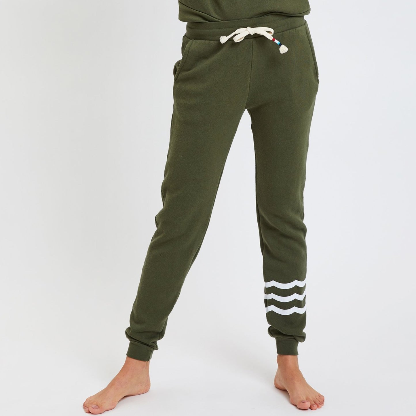 Sol Angeles, Waves Jogger in Olive - Boutique Dandelion