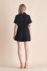 Allie Rose, Linen Collared Romper