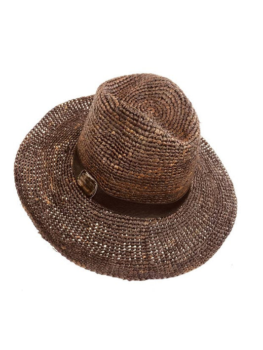 Shebobo, Rachel Hand Crochet Straw Hat, Hats, Shebobo, Boutique Dandelion - Boutique Dandelion