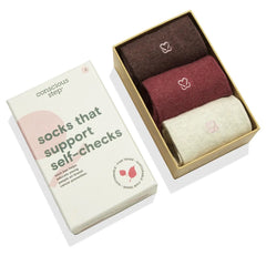 Conscious Step, Boxed Set Socks that Prevent Breast Cancer