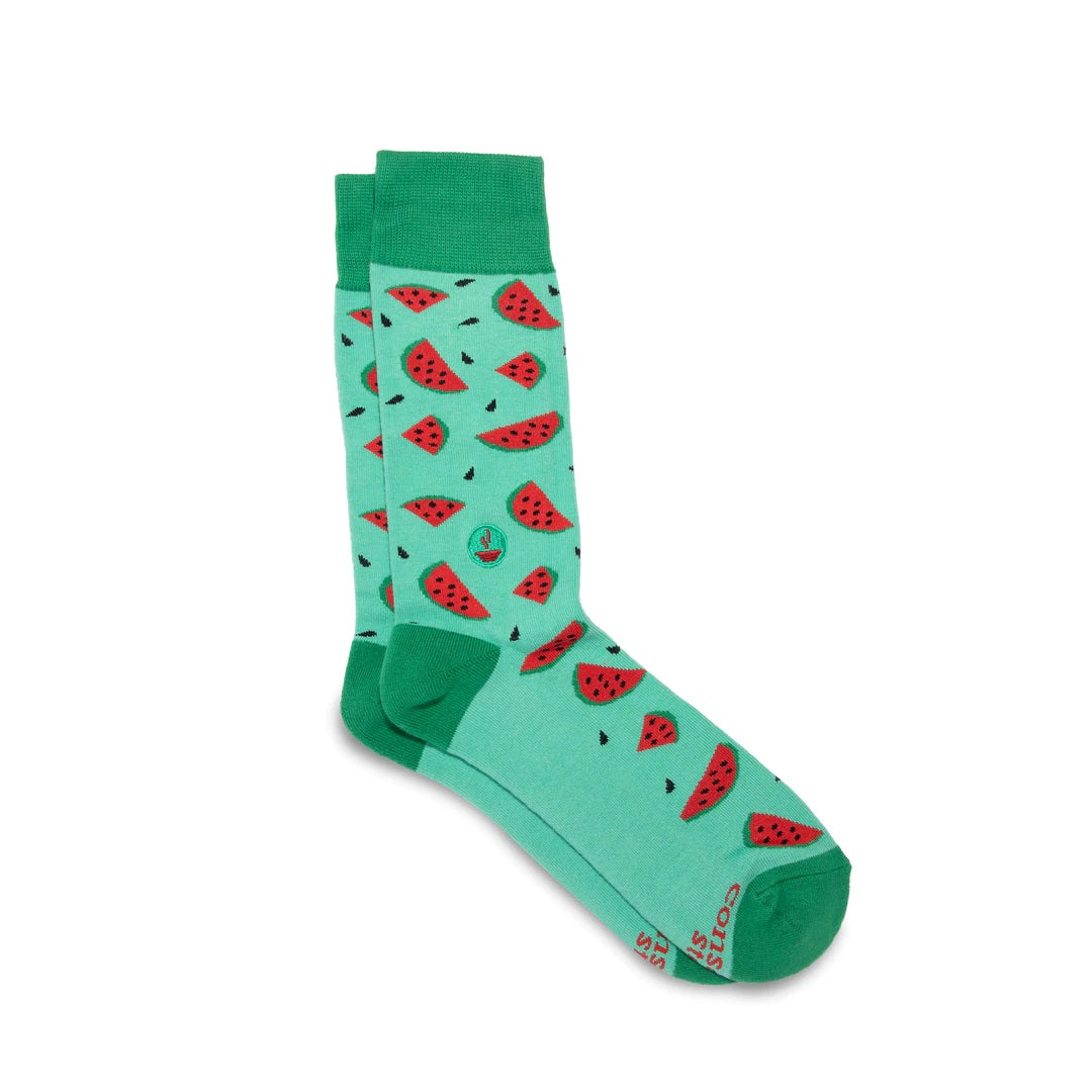 Conscious Step, Socks that Provide Meals - Juicy Watermelon - Boutique Dandelion