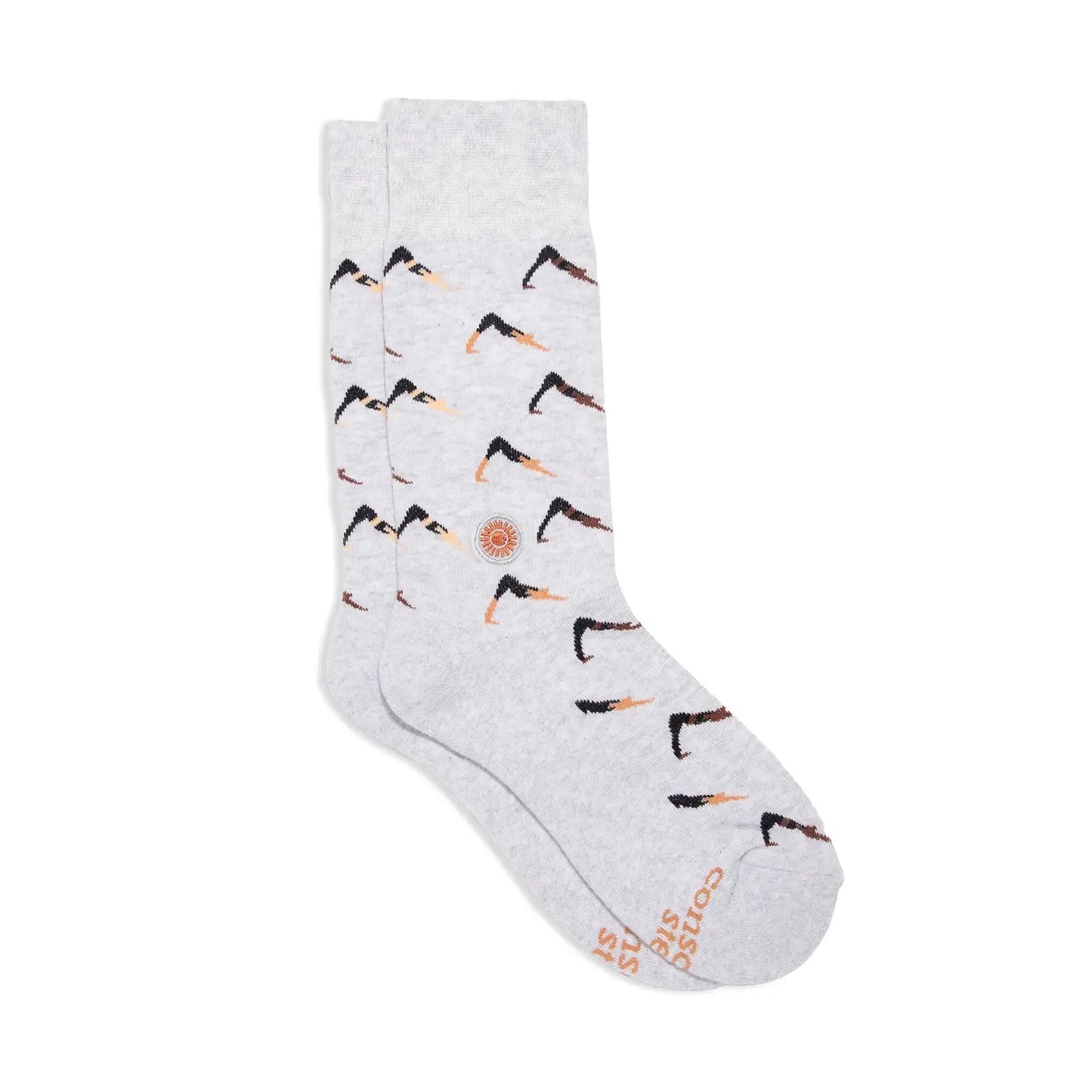 Conscious Step, Socks that Support Mental Health - Yoga Pose - Boutique Dandelion