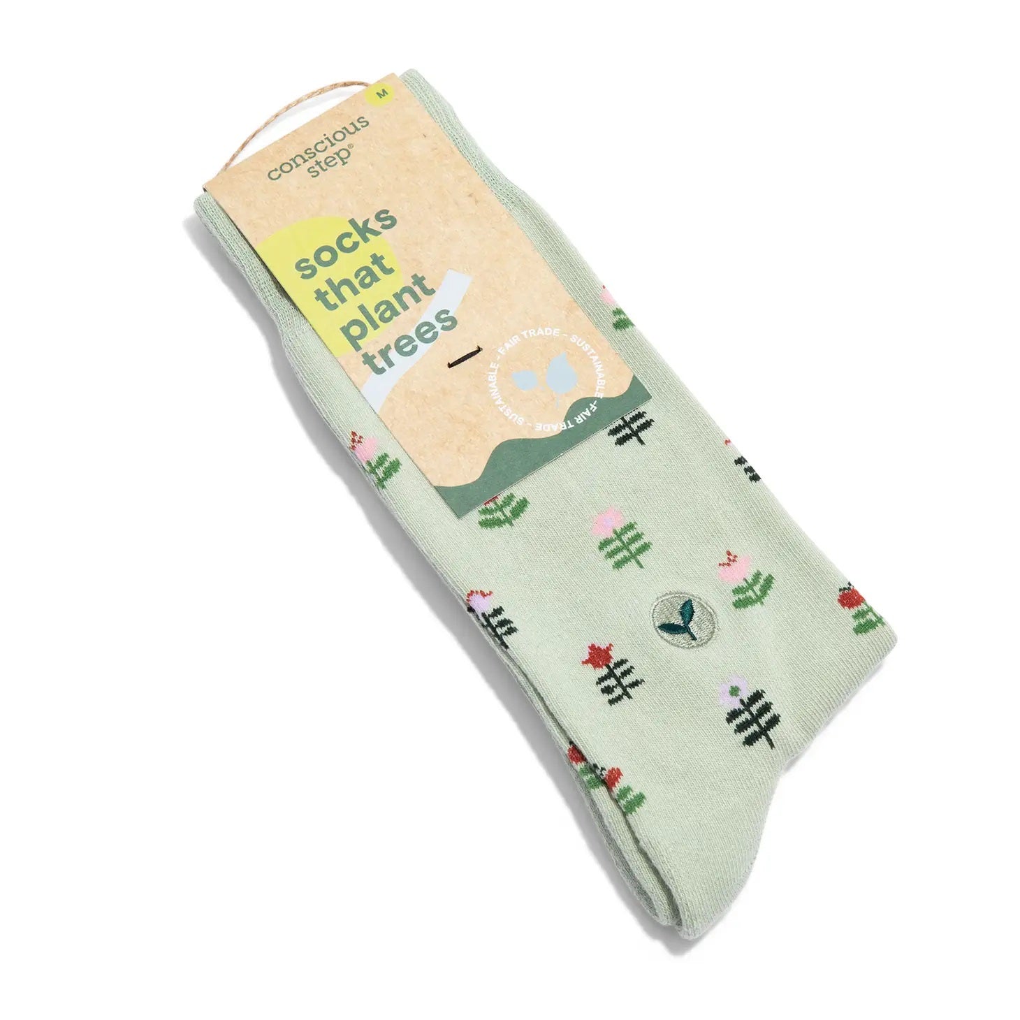 Conscious Step, Socks that Plant Trees - Tiny Tulips - Boutique Dandelion