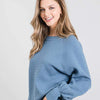 Allie Rose, Soft Textured Raglan Sweater