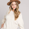 Allie Rose, Soft Textured Raglan Sweater