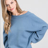 Allie Rose, Soft Textured Raglan Sweater