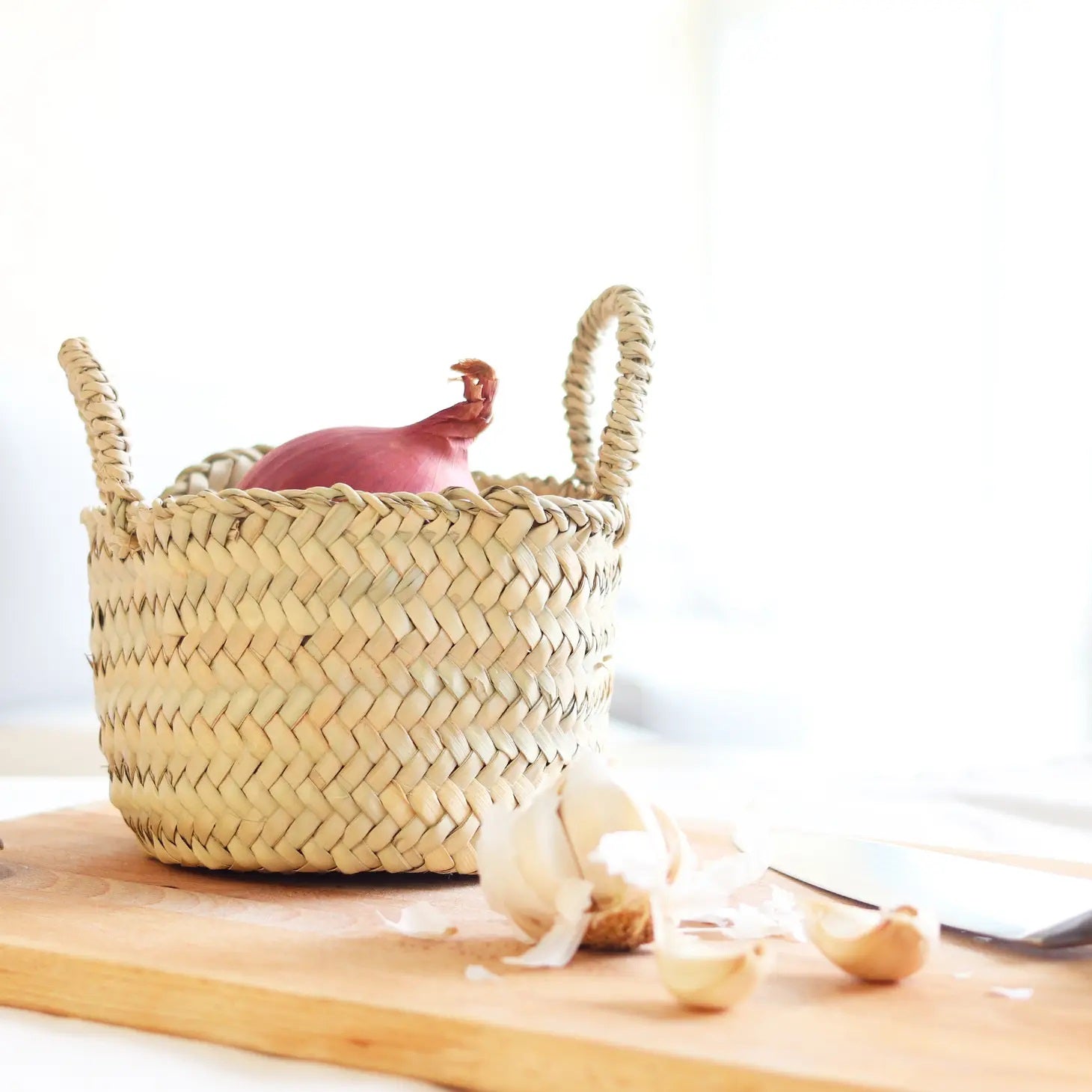 Socco Designs, Tiny Beldi Straw Basket - Boutique Dandelion