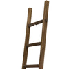 76" Decorative Wooden Ladder