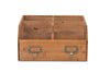 Wooden Storage Box With 4 Compartments