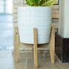 Cathedral Ceramic Planter on Stand