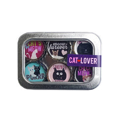 Kate's Magnets, Cat Lover Magnet - Six Pack