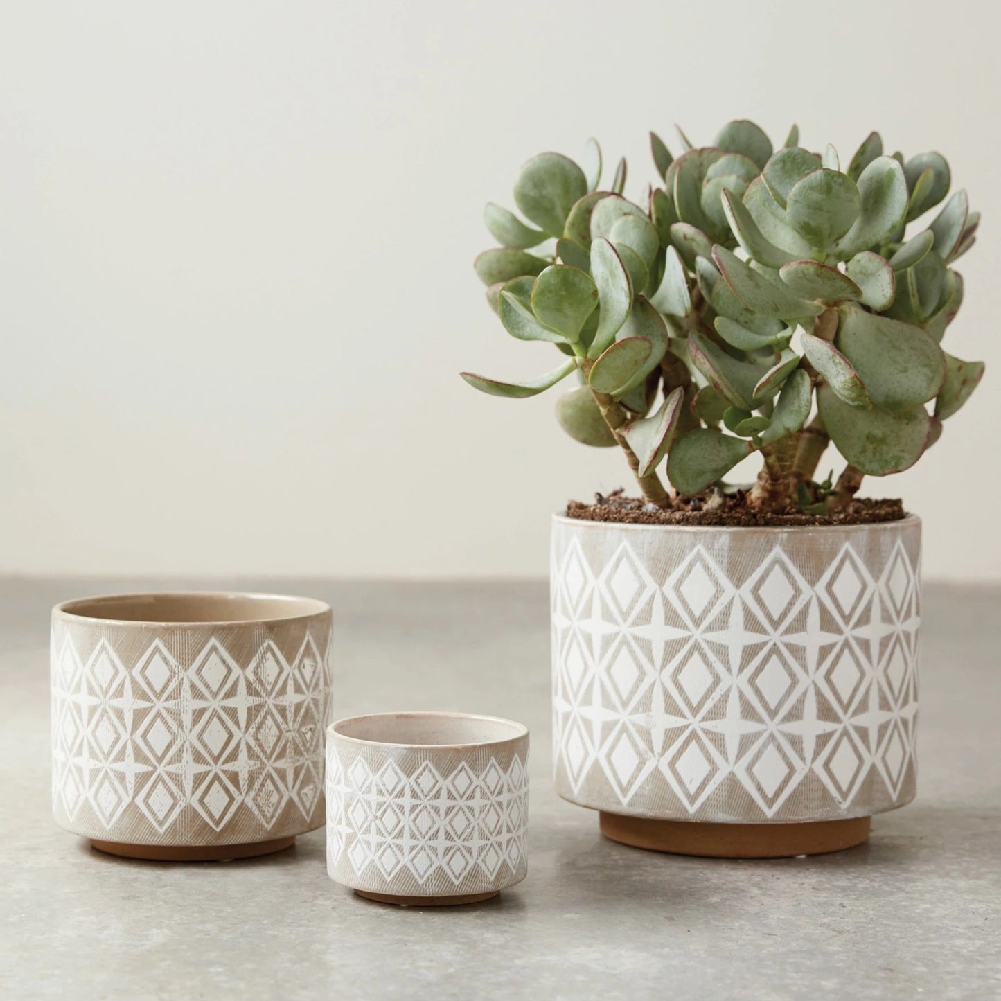 Diamond Pattern Planter