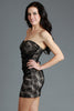Sequin Accent Lace Dress