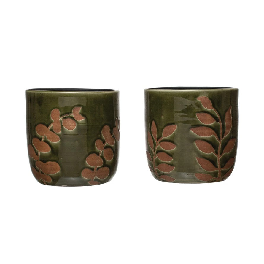 Terracotta Planter with Foliage