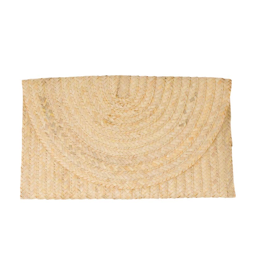Poppy + Sage, Handwoven Elsa Clutch in Natural - Boutique Dandelion