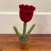Crochet Tulip in Pot