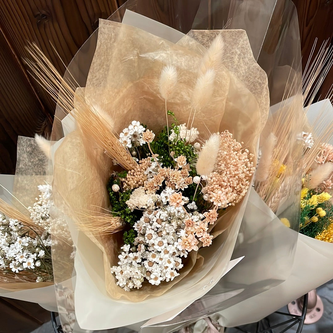 LLB Florals, Dried Wrap Bouquet