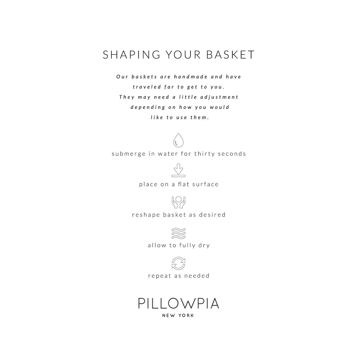 Pillowpia, Boho Tabletop Belly Basket