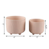 Rainbow Ceramic Footed Planter