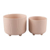 Rainbow Ceramic Footed Planter