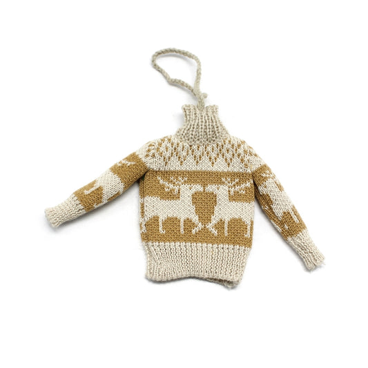 Pillowpia, Reindeer Motif Sweater Ornament