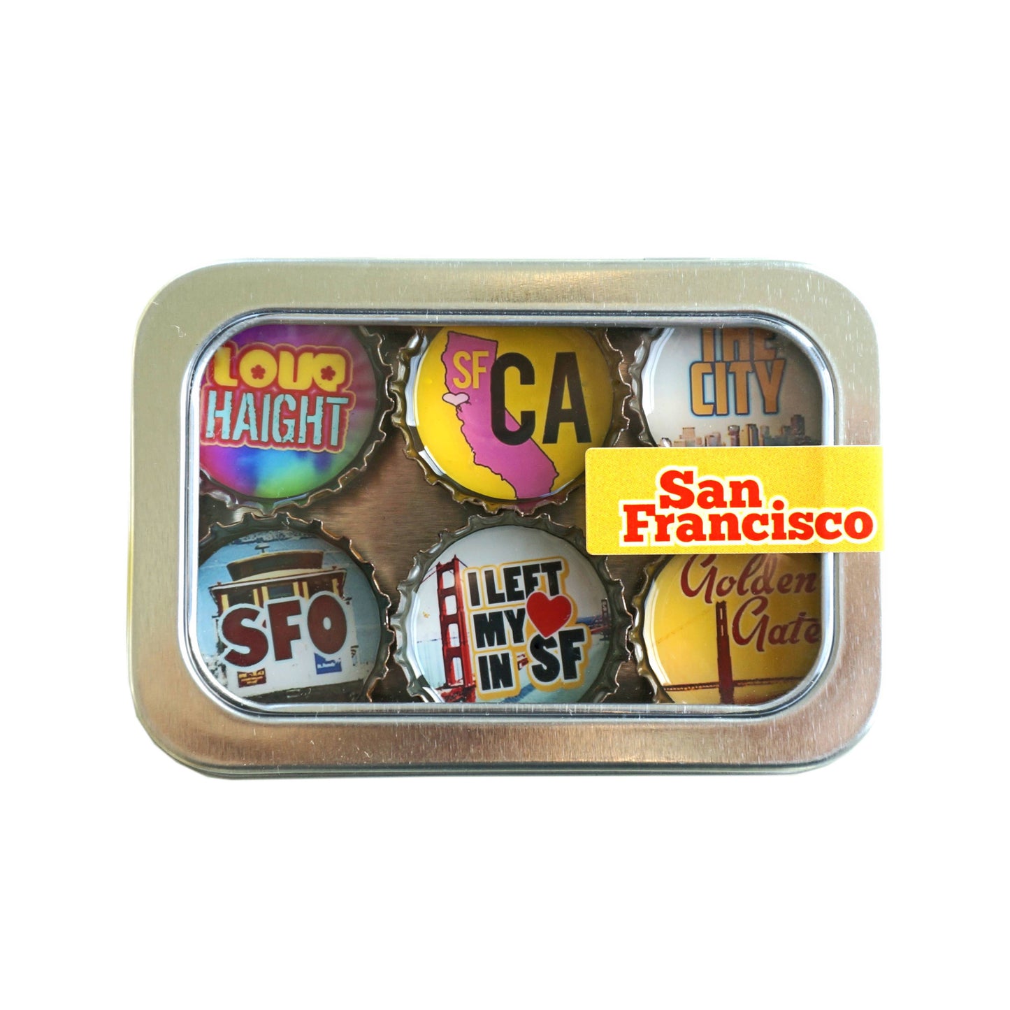 Kate's Magnets, San Francisco Magnet - Six Pack - Boutique Dandelion