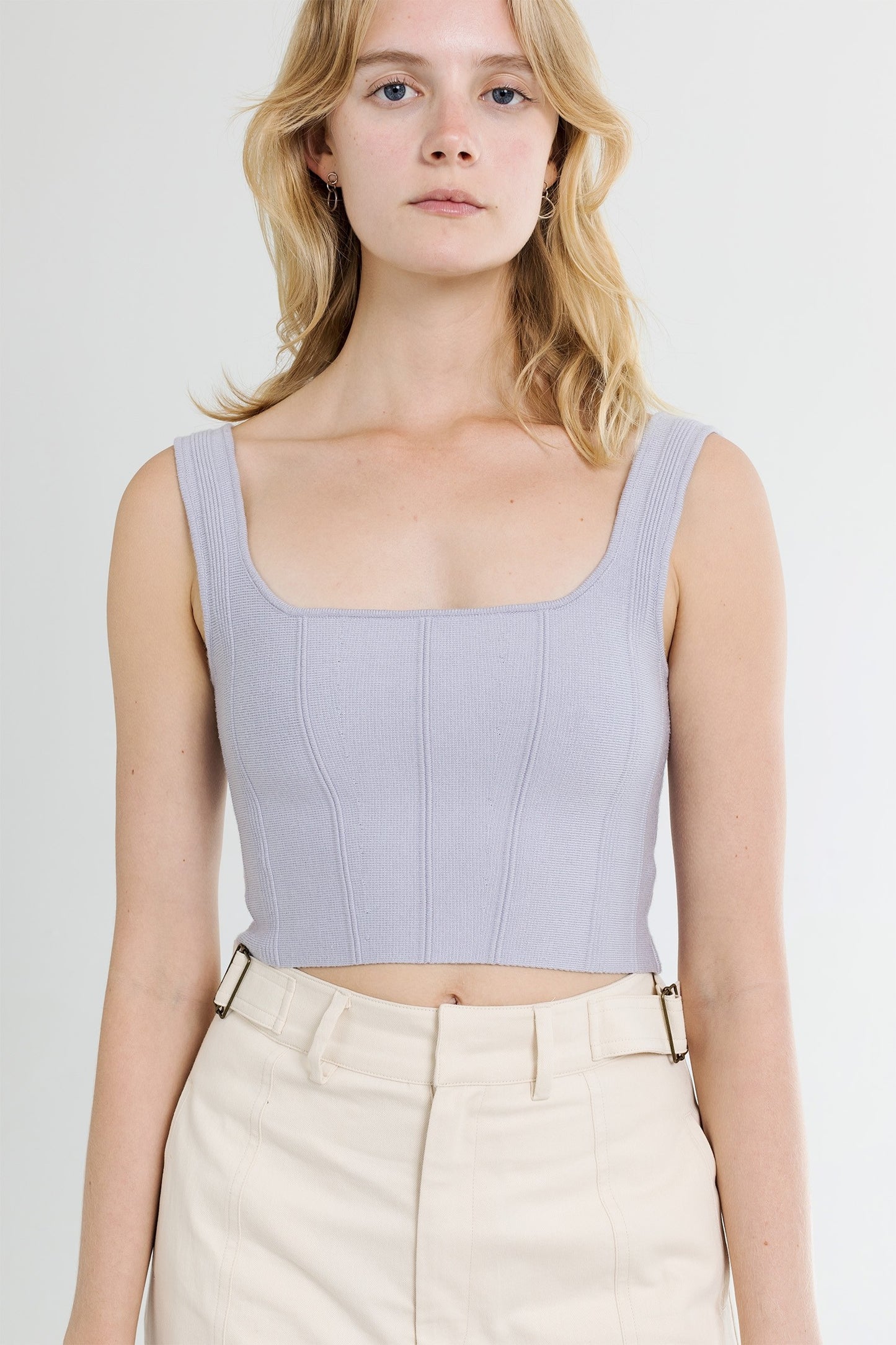 All : Row, The Millie Top in Lavender - Boutique Dandelion