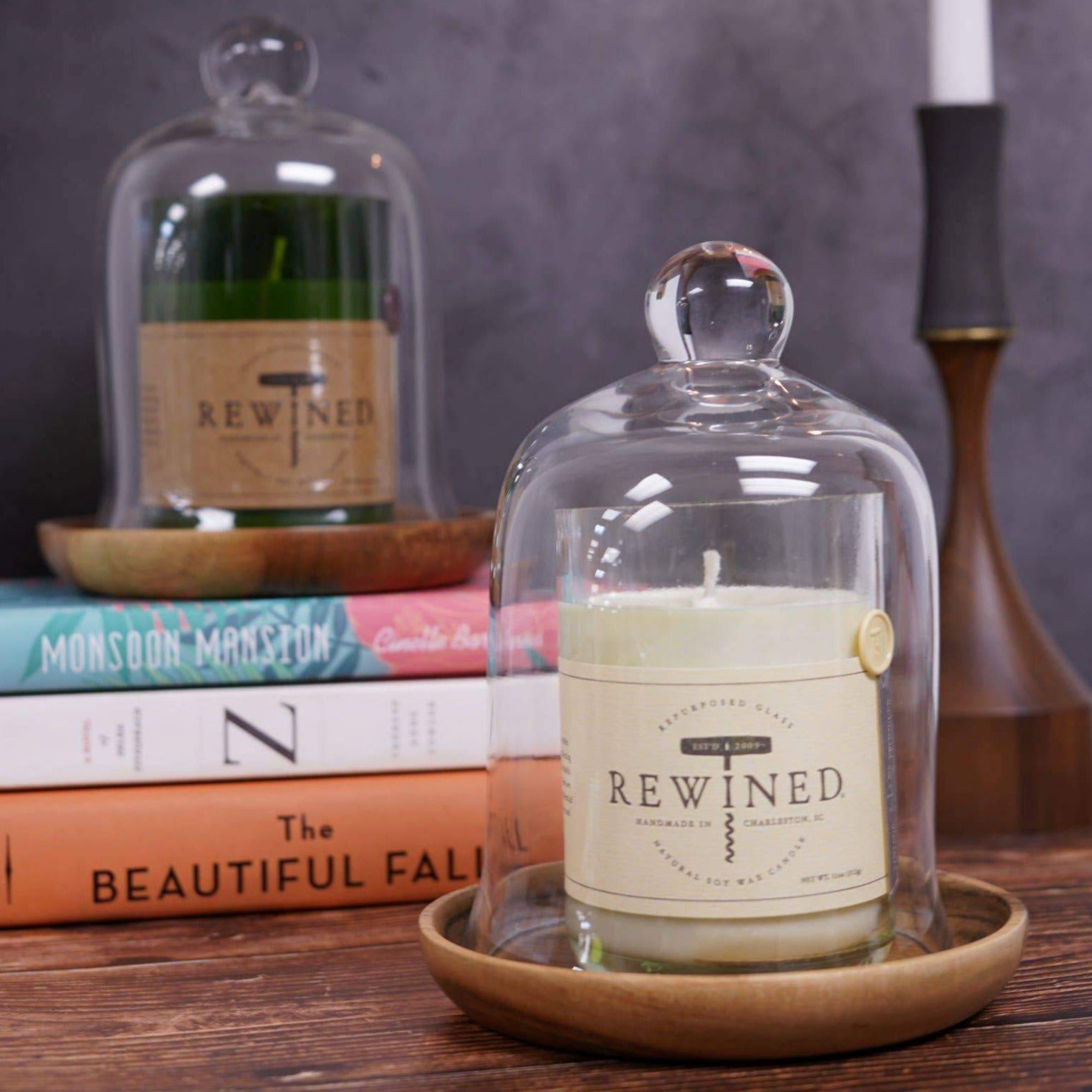 Rewined, Wooden Candle Coaster - Boutique Dandelion
