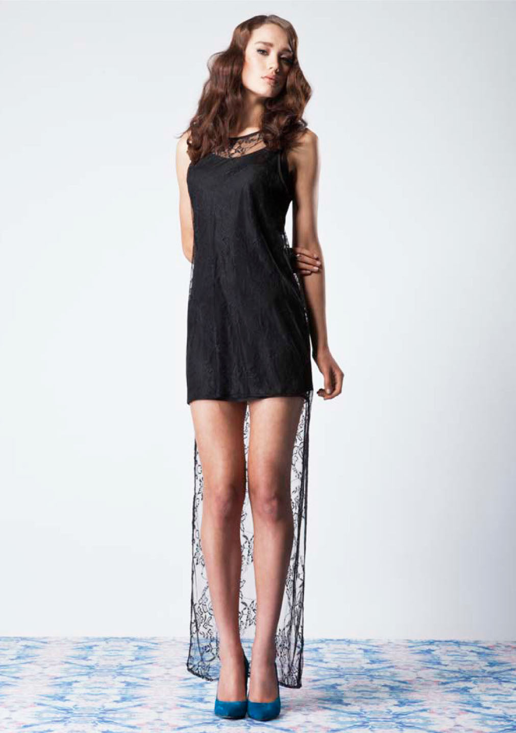 Keepsake, Young Forever Lace Dress Xs / Black